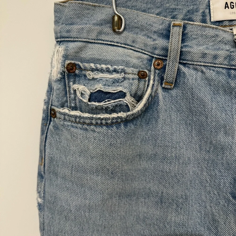 Agolde 90s Mid Rise Loose Fit Slightly Distressed - Picture 3 of 8
